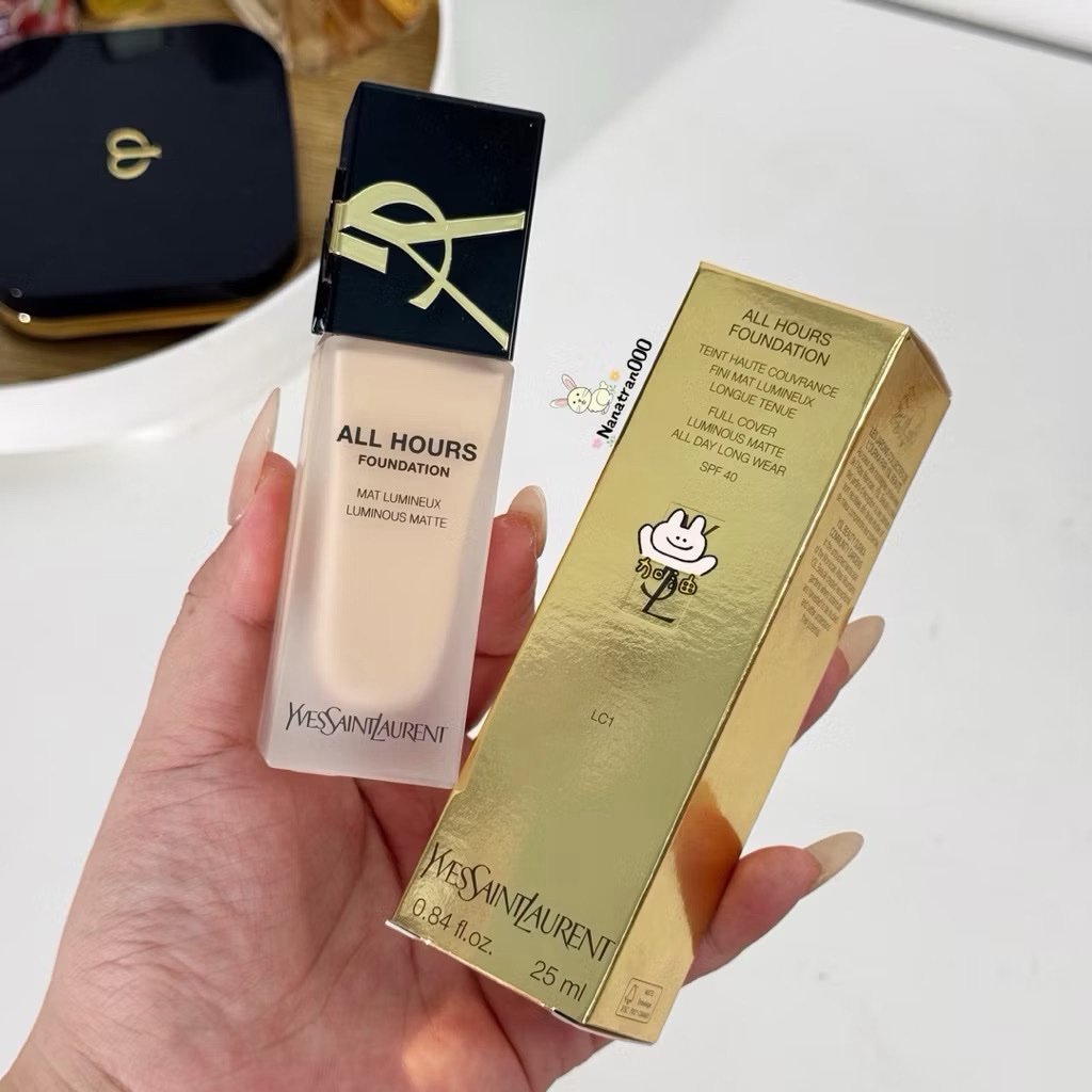 Kem nền Ysl All Hour nắp đen (da dầu) 1 img 2788