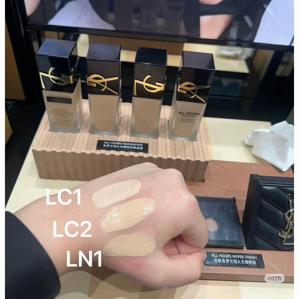 Kem nền Ysl All Hour nắp đen (da dầu) 3 img 3014